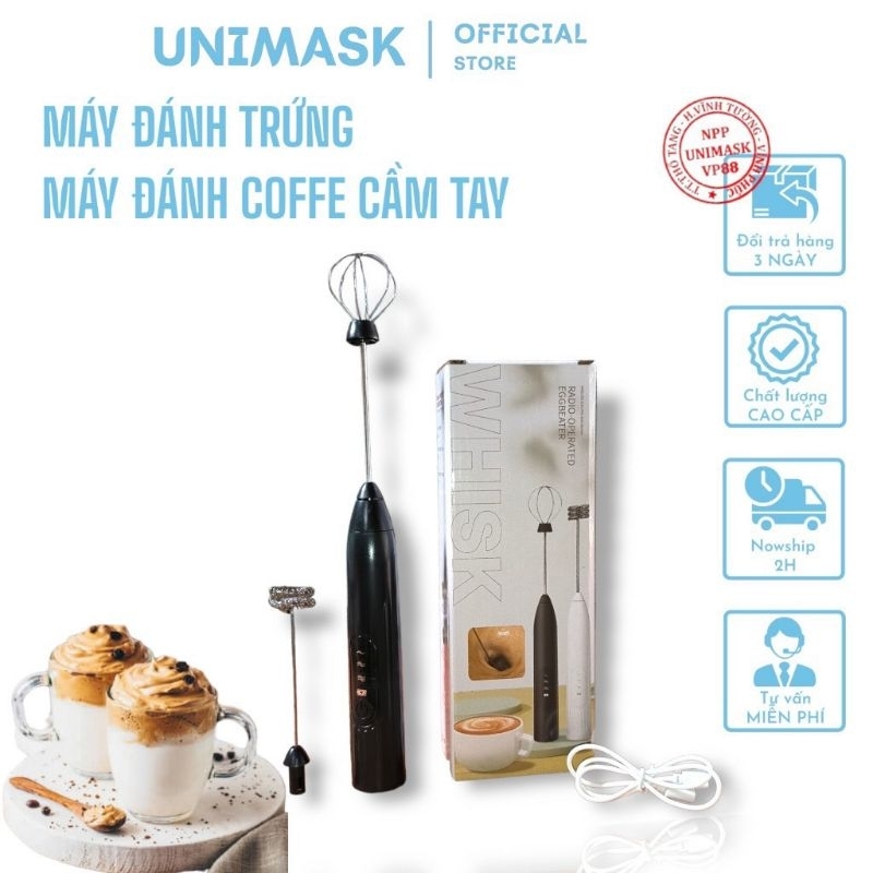 🥚🥚🍮￼. MÁY TẠO BỌT CÀ PHÊ MINI CẦM TAY, MÁY ĐÁNH TRỨNG WHISK