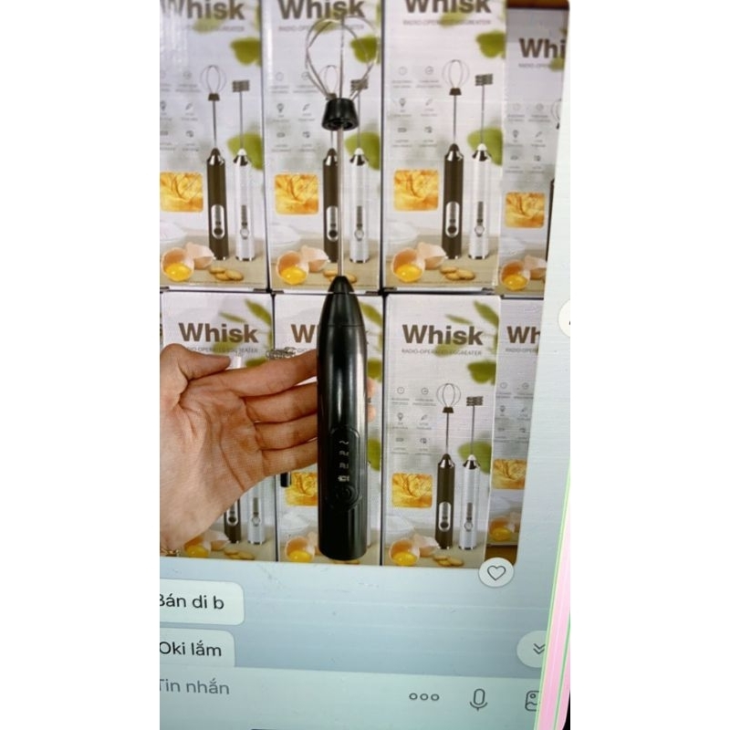 🥚🥚🍮￼. MÁY TẠO BỌT CÀ PHÊ MINI CẦM TAY, MÁY ĐÁNH TRỨNG WHISK