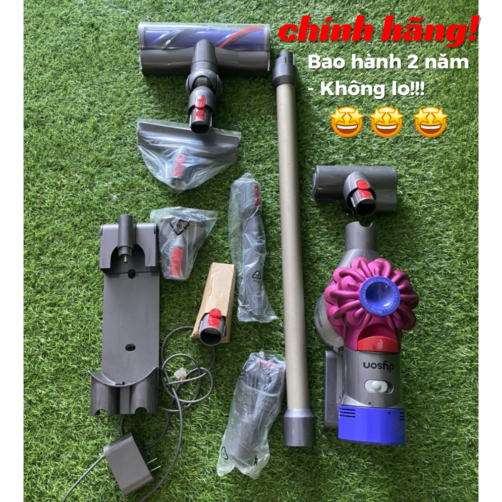 Chính hãng ✅đèn led soi bụi - Máy hút bụi không dây 𝐃𝐲𝐬𝐨𝐧 V7 SV11 Fluffy likenew độ bền 10 năm