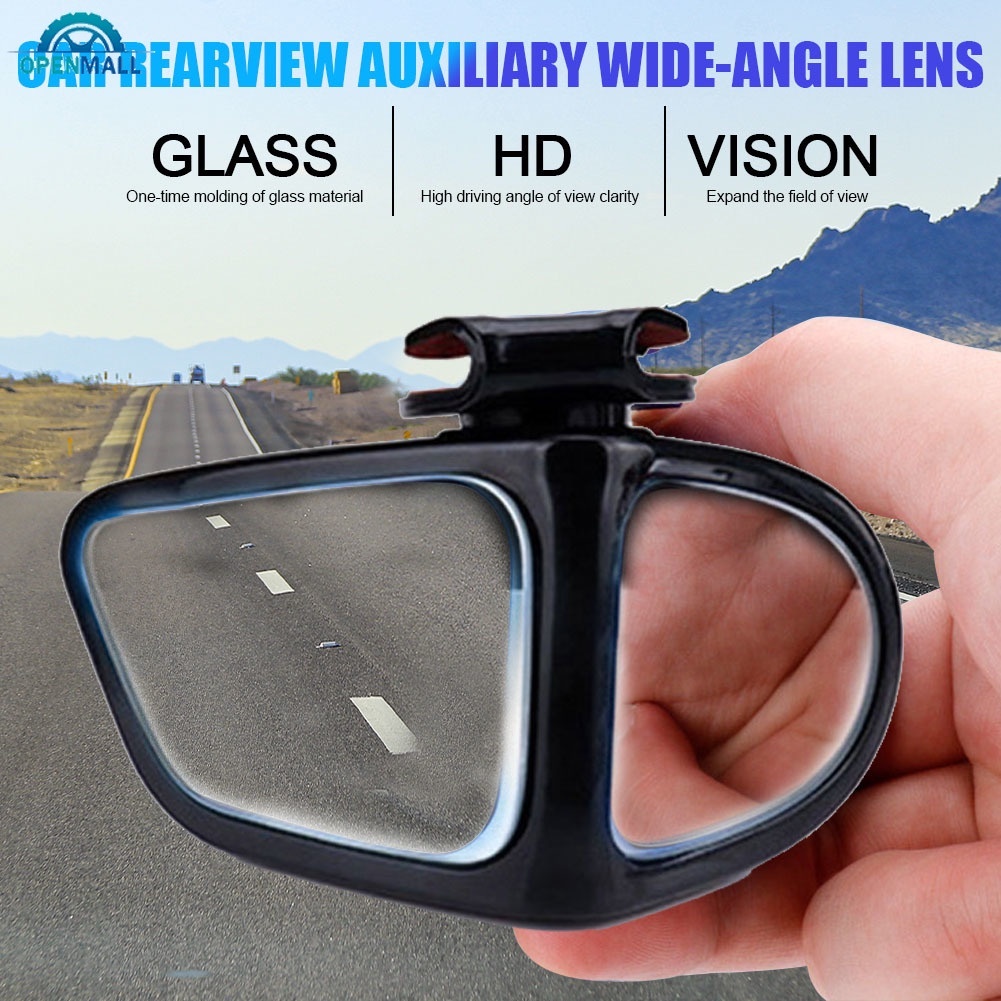 Gương cầu lồi ô tô soi điểm mù, Gương 3R xóa điểm mù xe hơi nhìn bánh trước gắn kính chiếu hậu cho oto