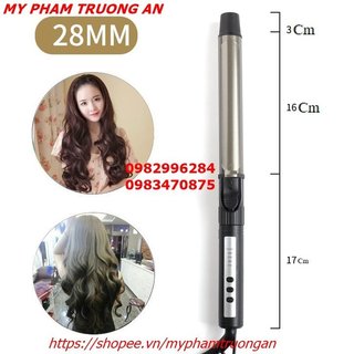 Máy uốn tóc xoăn cao cấp công nghệ Hàn Quốc phủ Ceramic bảo vệ tóc có size nhỏ cho tóc ngắn -TA2012