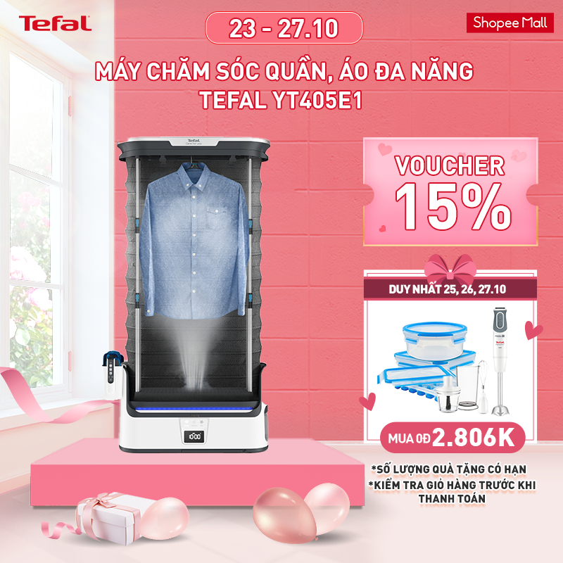 Máy chăm sóc quần, áo đa năng Tefal YT4050E1