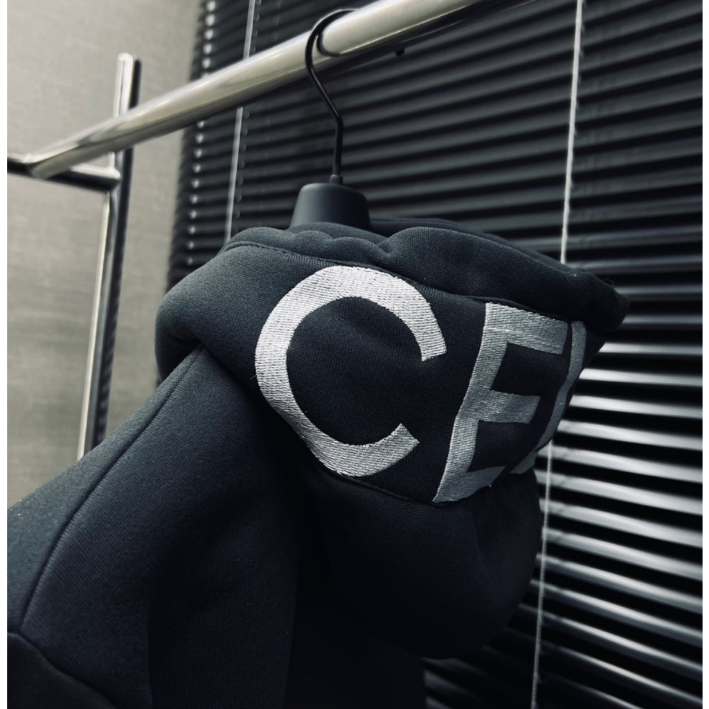 Áo Khoác Hoodie Nam Nữ Thêu Chữ CEELINE Mũ Áo, Phối Khóa Zip, Chất Vải Nỉ Cao Cấp, Phong Cách Đơn Giản, Trẻ Trung