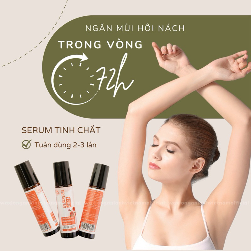 Serum Trắng Nách API Và Khử mùi hôi nách API , Son Nách API , Lăn Khử Mùi Ngăn Tiết Mồ Hôi 72h
