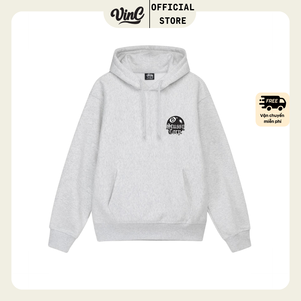 Áo Hoodie Stussy 8 Ball Corp - CÓ SẴN