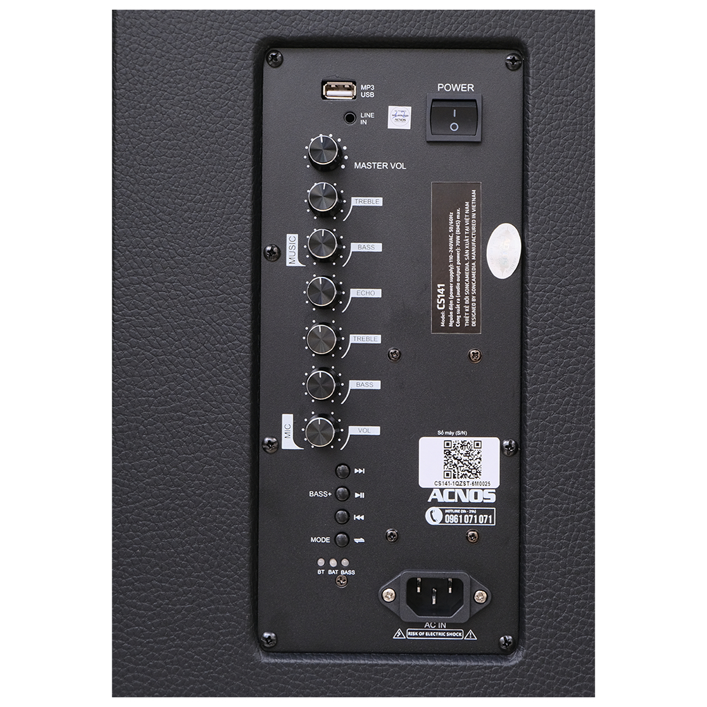 Dàn âm thanh di động xách tay ACNOS CS121