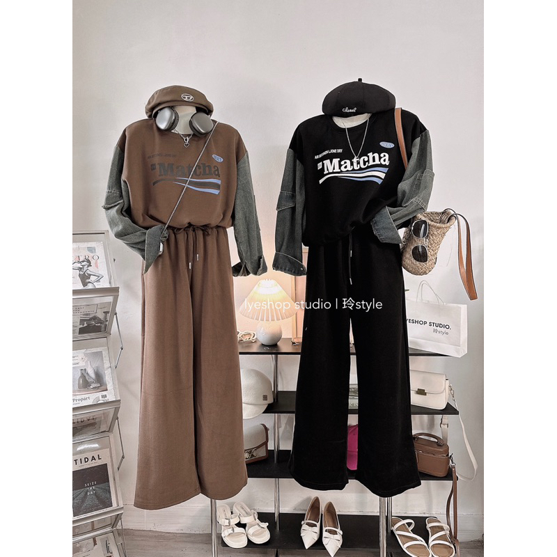 SET NỈ BÔNG PHA TAY JEANS