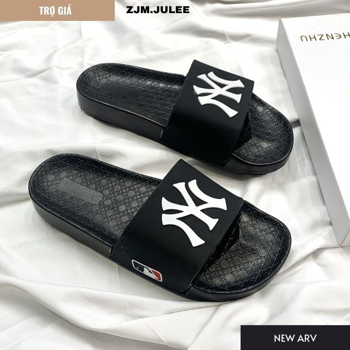 Dép nam boy phố quai ngang N/Y bản đế nhám cao cấp 2023