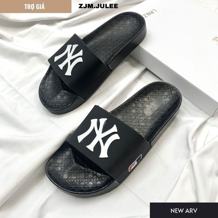 Dép nam boy phố quai ngang N/Y bản đế nhám cao cấp 2023