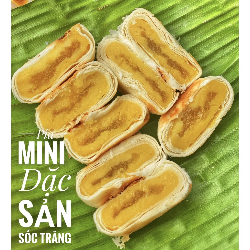 GÓI 5 Bánh Bánh Pía Sầu Riêng Mini - Đặc Sản Sóc Trăng
