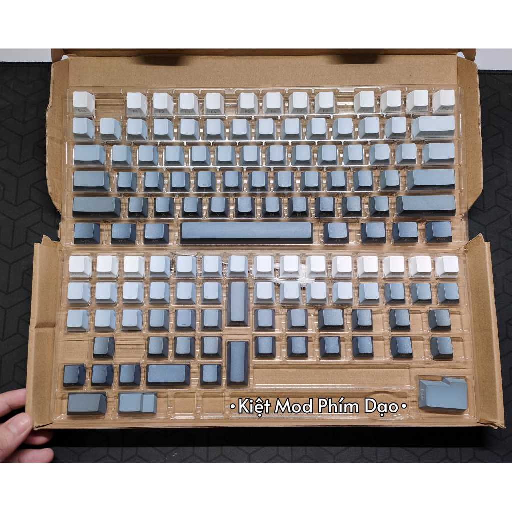 Keycap Gardient Xuyên Led