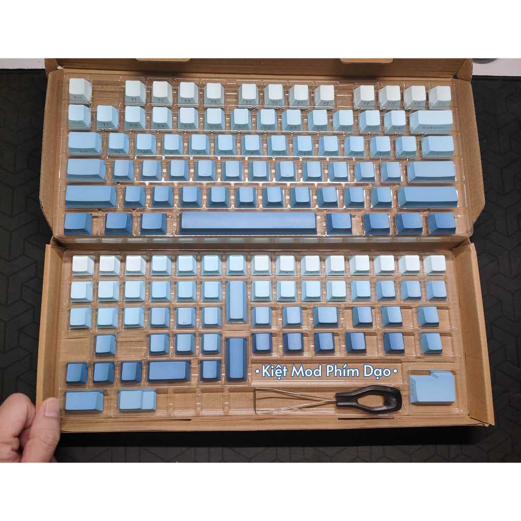 Keycap Gardient Xuyên Led