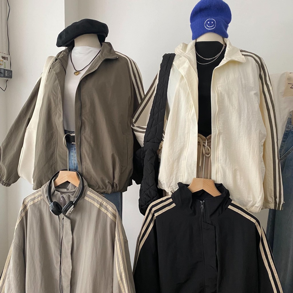 Áo Khoác Gió Nữ Form Rộng Trẻ Trung Năng Động