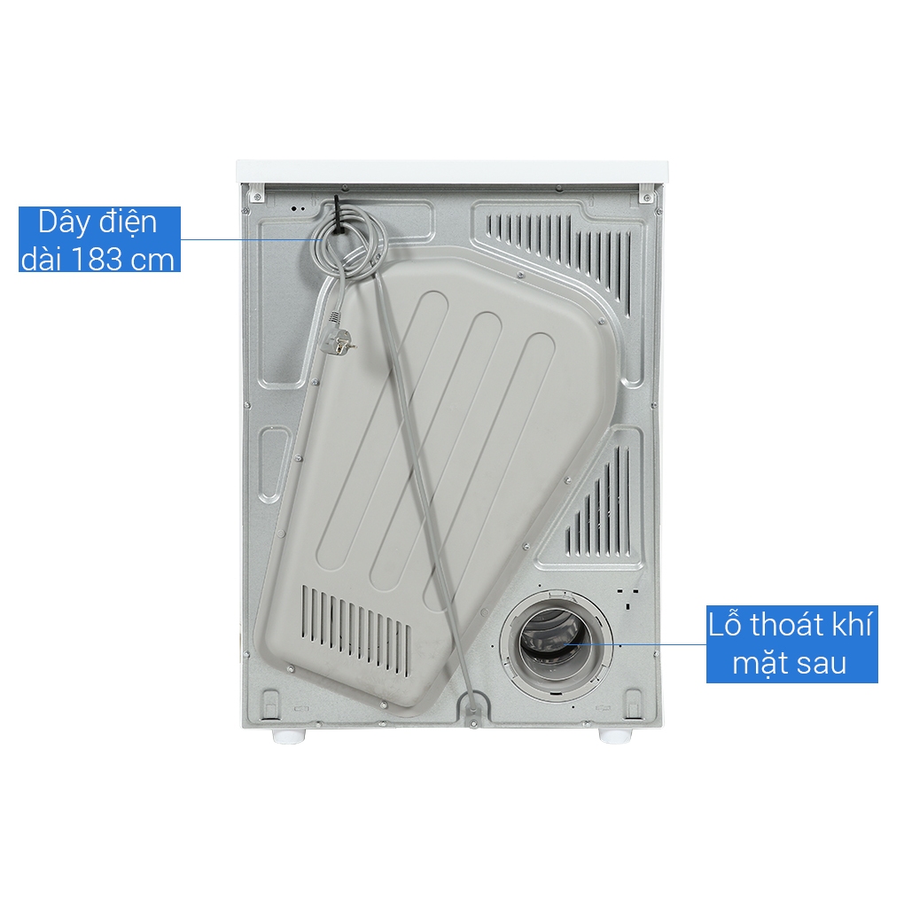 Máy sấy thông hơi Electrolux 7.5kg EDV754H3WB cửa trước, bảo hành chính hãng 24 tháng tại nhà