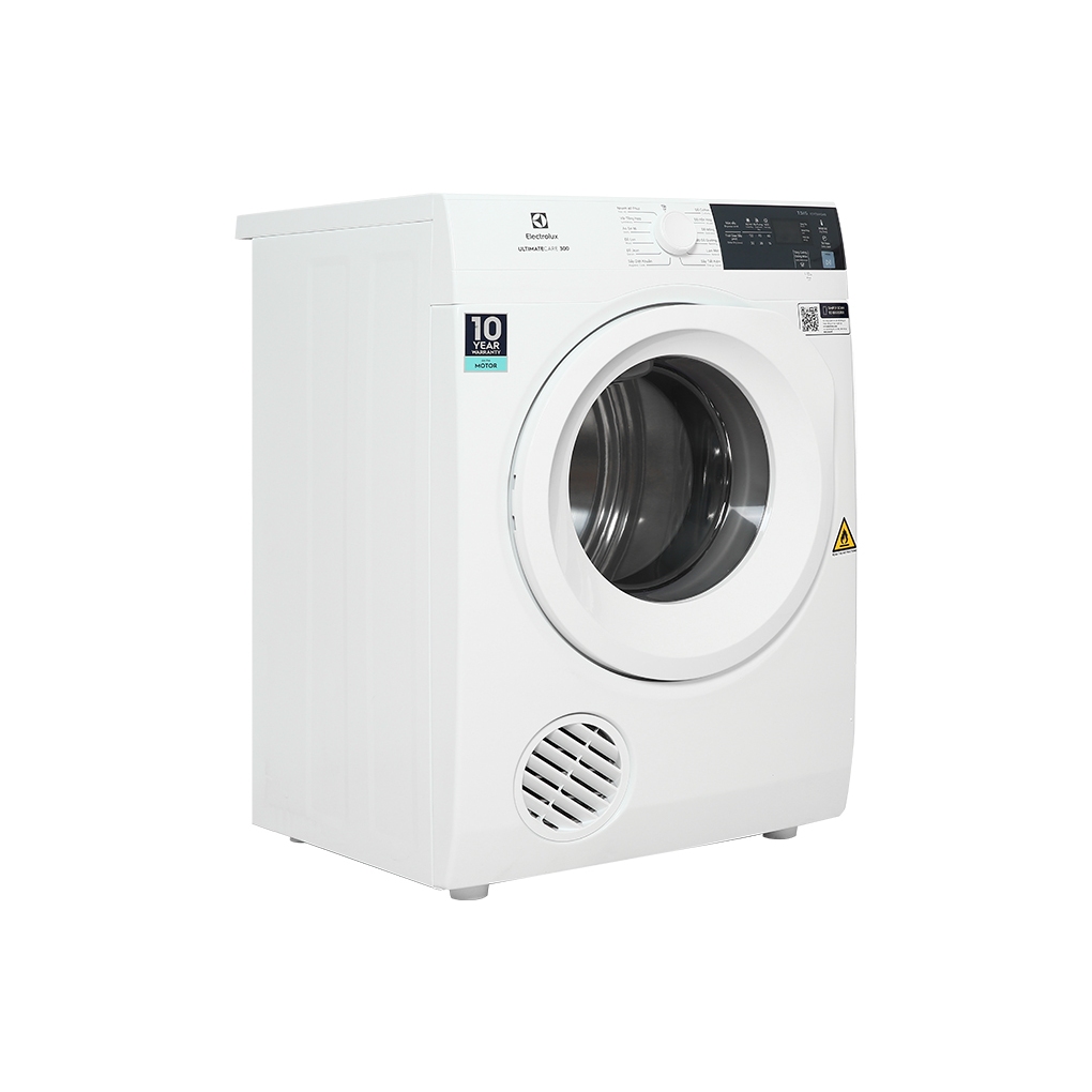 Máy sấy thông hơi Electrolux 7.5kg EDV754H3WB cửa trước, bảo hành chính hãng 24 tháng tại nhà