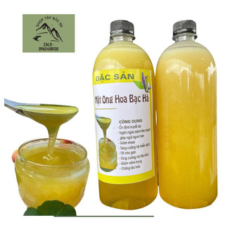 MẬT ONG BẠC HÀ  NGUYÊN CHẤT HÀ GIANG ( Thơm Chuẩ Đặc Nhiều Ga )