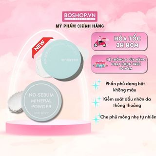 Phấn Phủ Dạng Bột Kiềm Dầu Innisfree No-Sebum Mineral Powder 5g