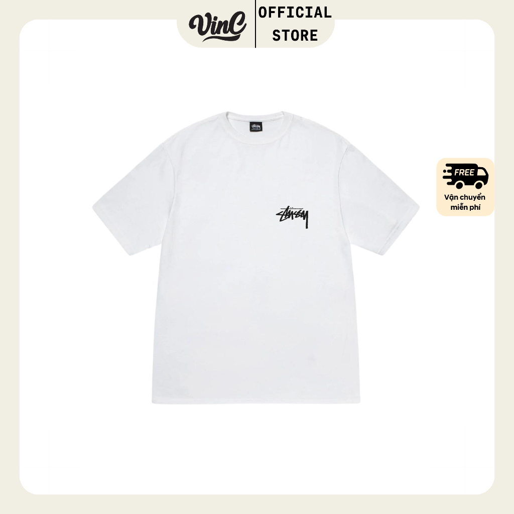 Áo thun Stussy Burning Stock unisex - CÓ SẴN