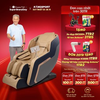 Ghế Massage Toàn Thân KingSport G87 Hệ Thống Con Lăn 3D Chuyên Sâu Giảm Nhức Mỏi Hiệu Quả