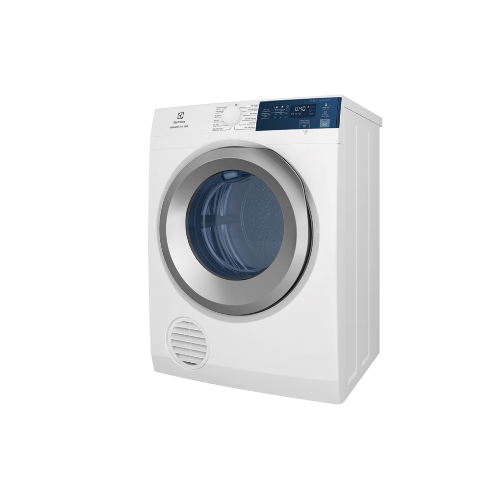 Máy sấy thông hơi Electrolux EDS854J3WB 8.5kg cửa trước lồng ngang, bảo hành chính hãng 24 tháng