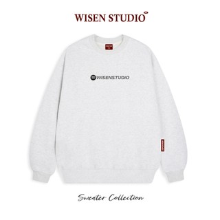 Áo sweater local brand WISEN nỉ bông form rộng oversize unisex mẫu Basic