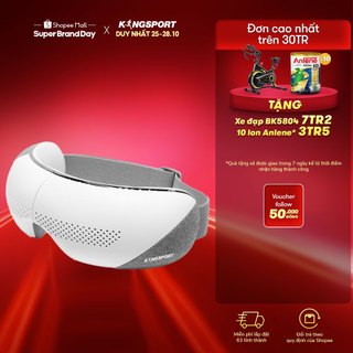 Máy massage mắt thông minh KINGSPORT KS887 thiết kế hiện đại tiện dụng, bốn chế độ massage chuyên nghiệp cùng với chế độ