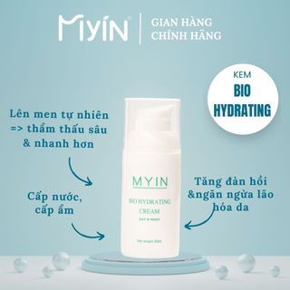 Kem lên men cấp ẩm, cung cấp nước cho da Bio hydrating cream MYIN chai 30ml