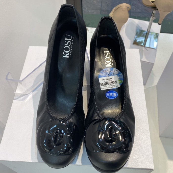 Giày da nữ First Contact 39608 cao 5,5 cm siêu nhẹ siêu bền, chống thấm nước made in Japan