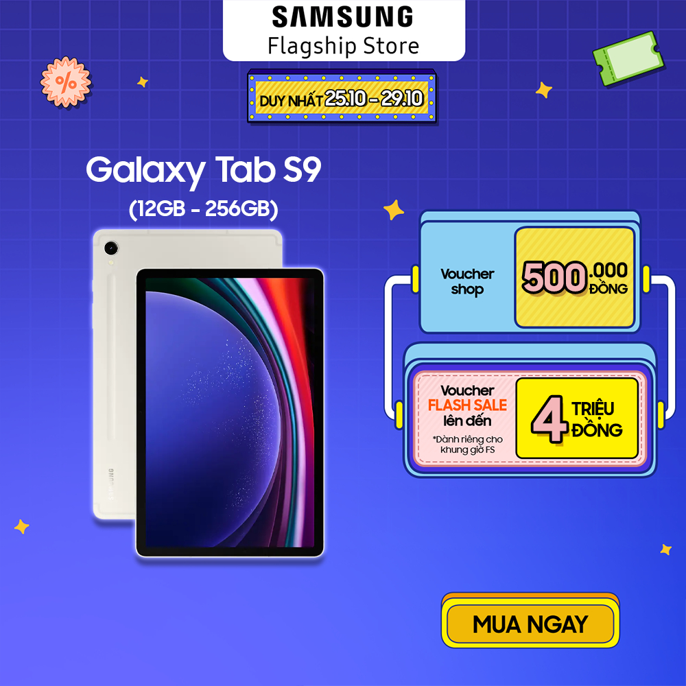 Máy tính bảng Samsung Galaxy Tab S9 12GB_256GB