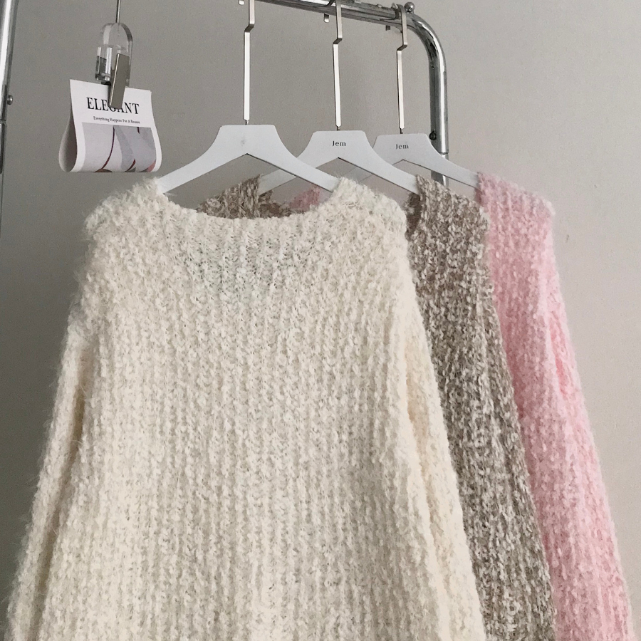 Áo len tay dài  nữ chất vải len dệt bông siêu mịn KIYU 10625 - Jemcloset