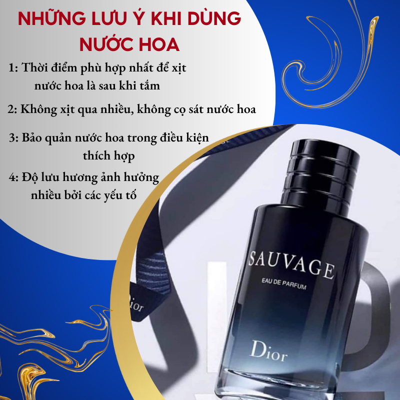 Nước Hoa Chiết Dior Sauvage EDP 10ml Nước Hoa Nam Lịch Lãm Sang Trọng và Nam Tính
