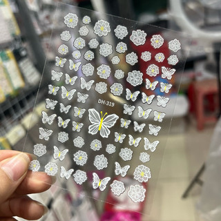 Miếng dán móng tay 3D - 5D nail sticker - Ann933233