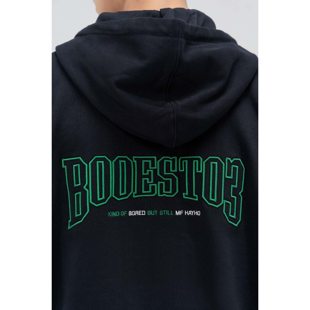 Áo Khoác Nỉ BOO Unisex Essential Winter In Logo BOOEST03