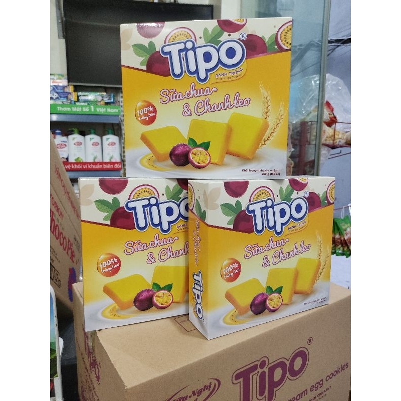 Bánh Tipo Sữa Chua Chanh Leo Hộp 250g