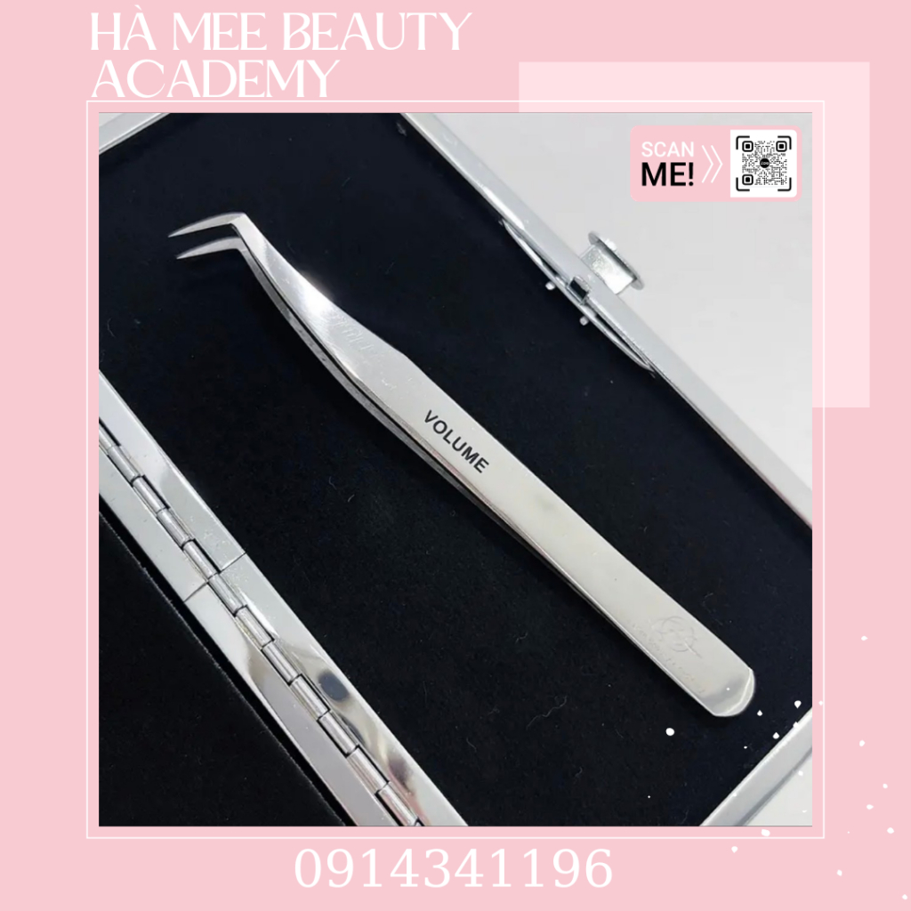 Nhíp volume bạc tráng gương