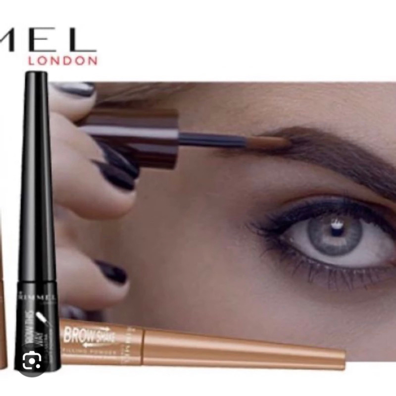 BỘT TÁN CHÂN MÀY TIỆN LỢI RIMMEL PHÁP MÀU 004 SOFT BLACK