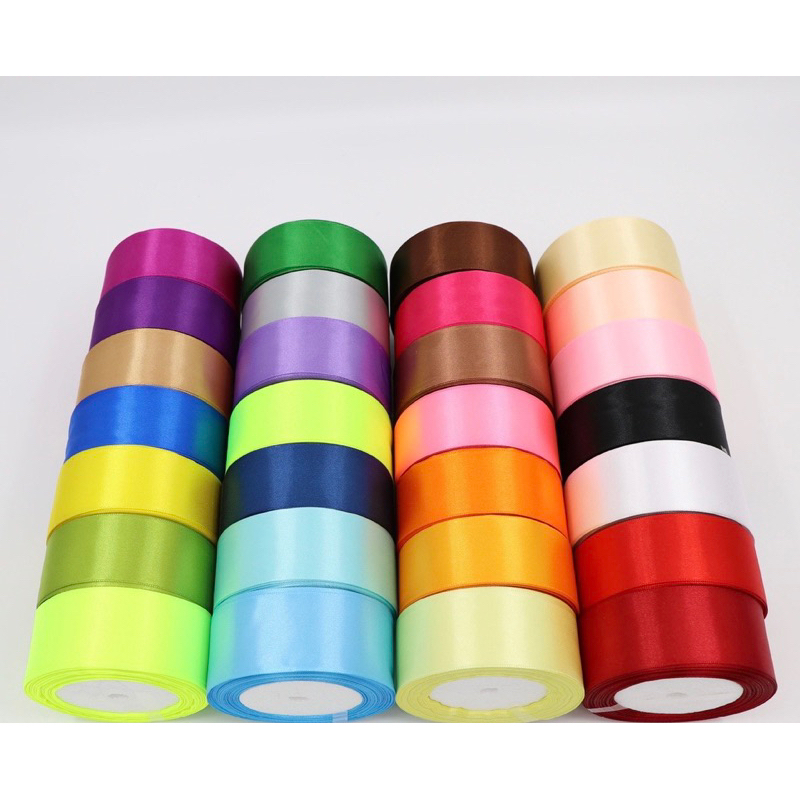 Dây Ruy Băng Lụa Bản 1cm / 2cm / 2.5cm / 4cm Dài 22 Mét