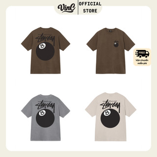 Áo thun stussy 8 ball phối màu mới unisex - có sẵn