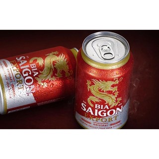 THÙNG BIA 24 LON SÀI GÒN ĐỎ - SÀI GÒN EXPORT( 24 LON x 330ML)