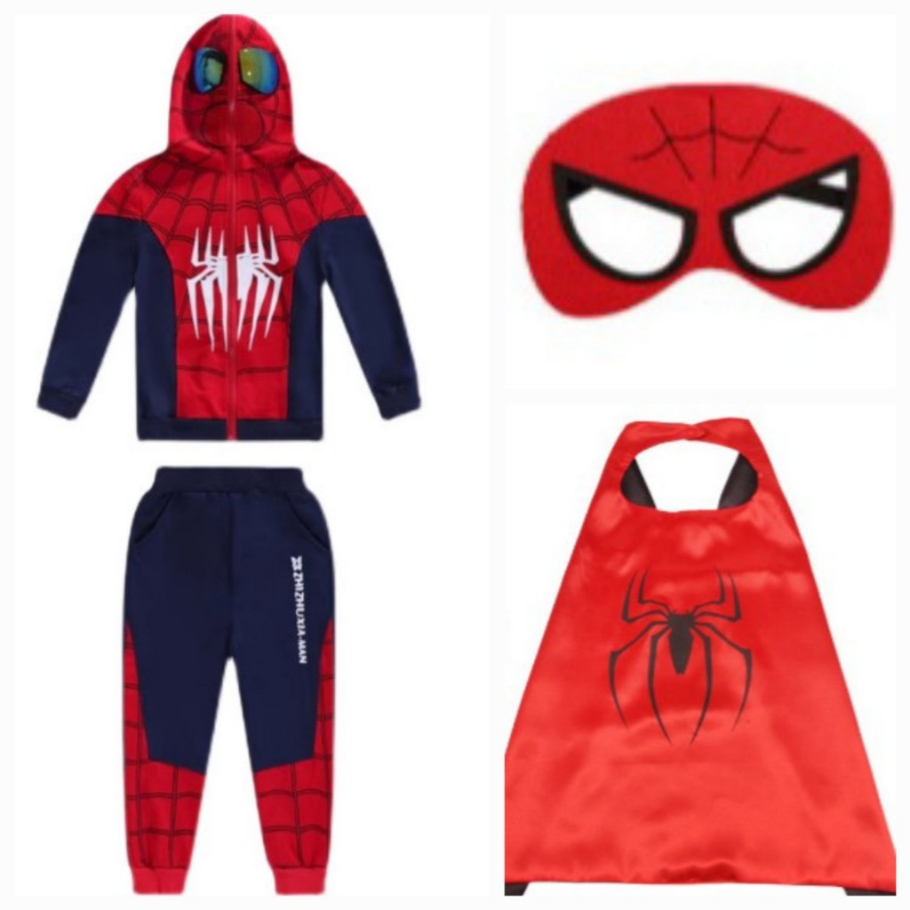 Bộ Halloween Spider man chi tiết cho bé trai - hàng cao cấp siêu nét