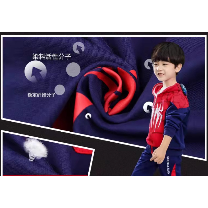 Bộ Halloween Spider man chi tiết cho bé trai - hàng cao cấp siêu nét