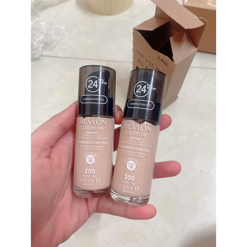 ĐỌC MÔ TẢ  KEM NỀN KIỀM DẦU LÂU TRÔI REVLON COLORSTAY 24H TONE 200 NUDE
