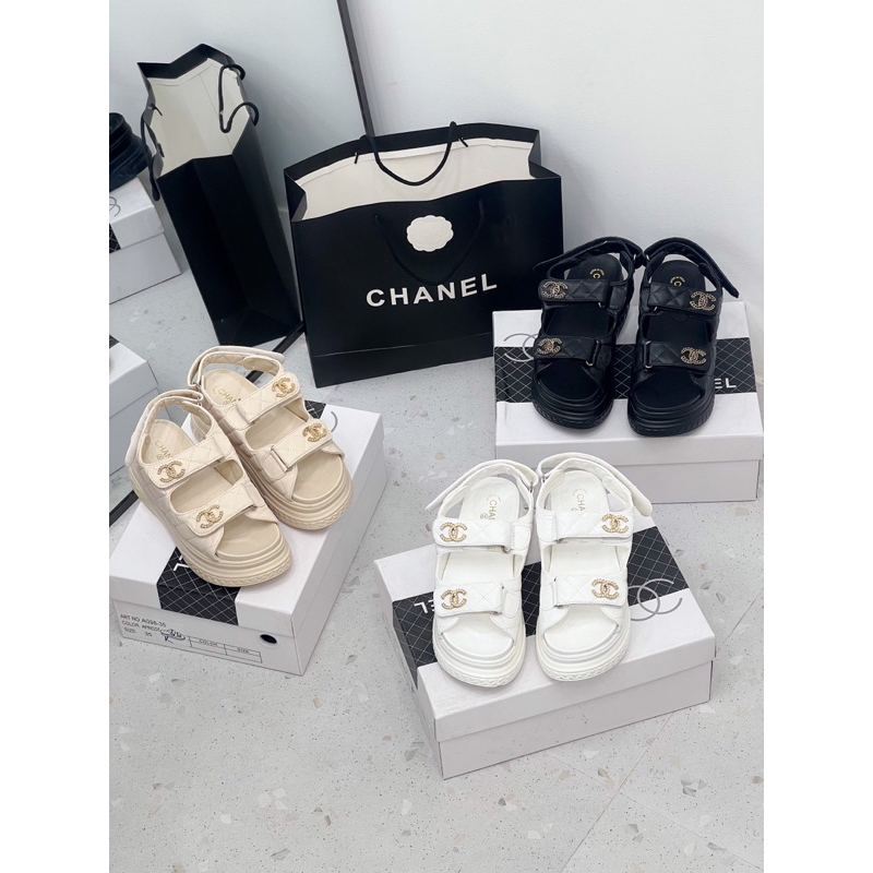 Sandal xuồng cn 2 quai cao 7 phân