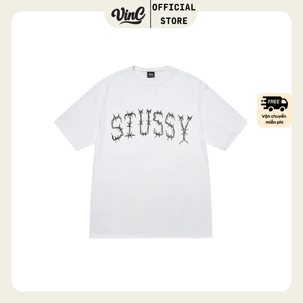 Áo thun Stussy Barb unisex - CÓ SẴN