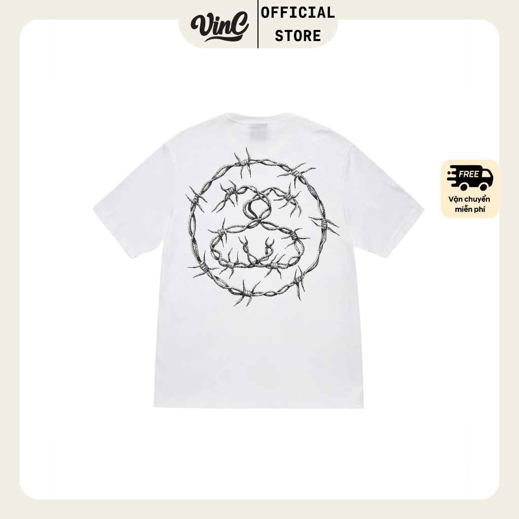 Áo thun Stussy Barb unisex - CÓ SẴN