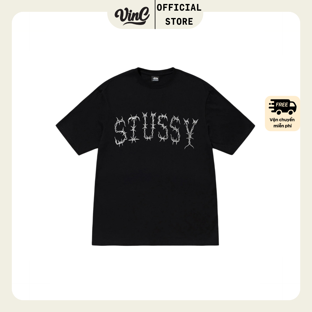 Áo thun Stussy Barb unisex - CÓ SẴN
