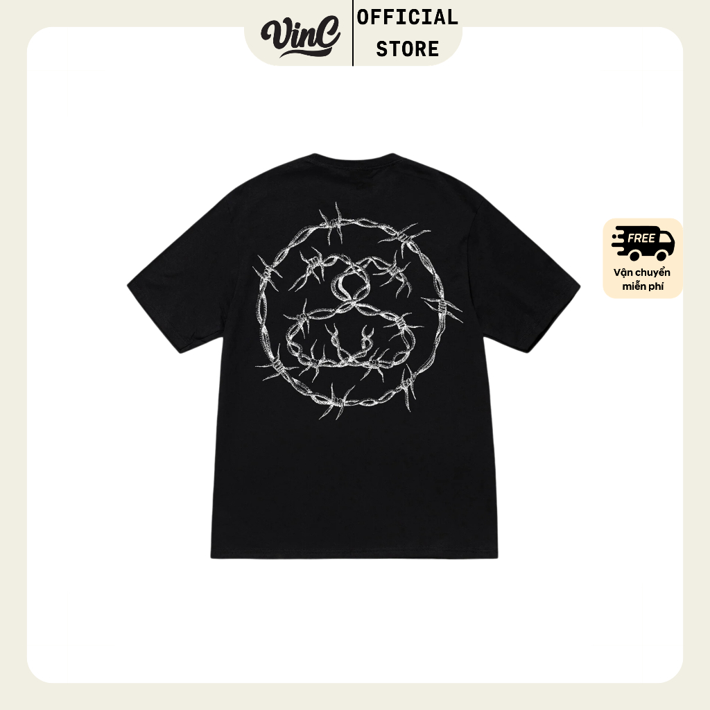 Áo thun Stussy Barb unisex - CÓ SẴN