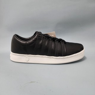 Giày KSwiss da đen nam classic cổ thấp
