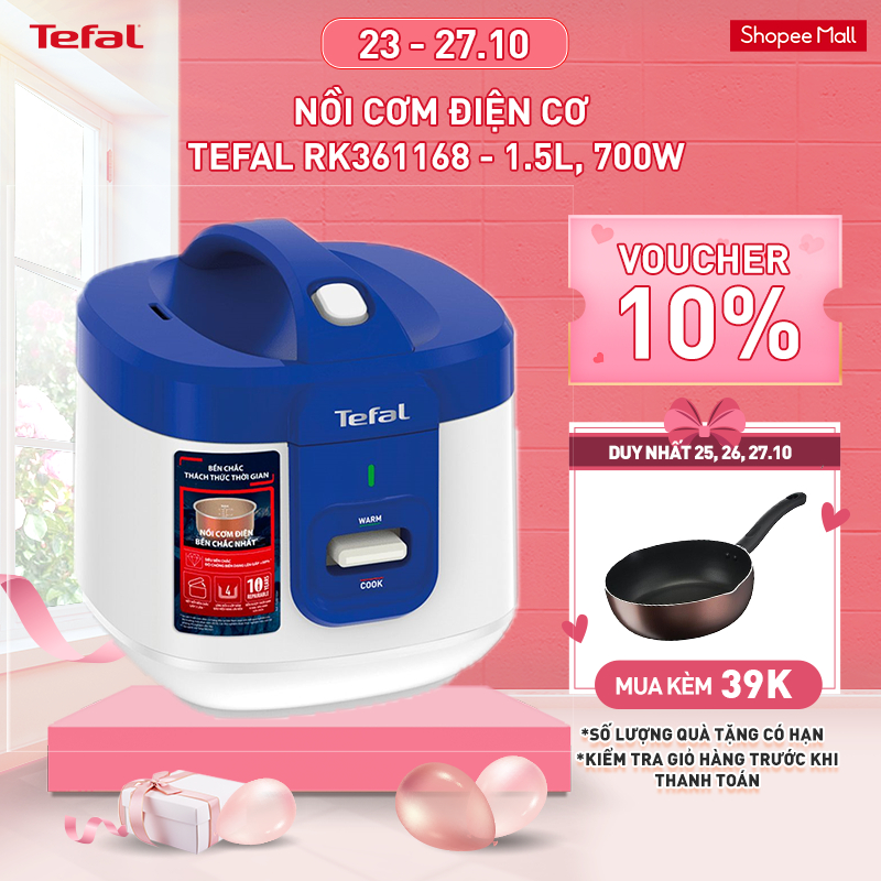 Nồi cơm điện cơ Tefal RK361168 - 1.5L, 700W