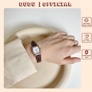 Đồng hồ thời trang nữ RATE mặt ovan cực đẹp, dây da mềm đeo êm tay DH10